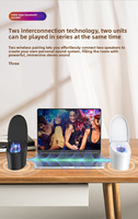 Mini Altavoz Inalámbrico Creativo con Forma de Inodoro, 10W, con Micrófono Incorporado, Control Remoto y Soporte para Aplicaciones - Altavoz Bluetooth