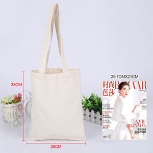 Logo Printed Size Reusable Organic Cotton, <b>Canvas</b> Grocery Shopping Tote Bags for Women and Men, Travel <b>Shopper</b> Storage - Product Image 3