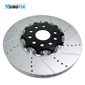 Pour le capuchon du système de freinage arrière de voiture de <span class=keywords><strong>sport</strong></span> 2 pièces en aluminium flottant 1K0615301AD disque de frein pour Audi A3 S3 Sportback Limousine - Product Image 3