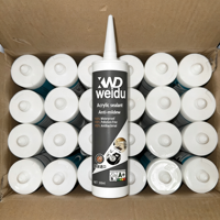 Scellant silicone acrylique WEIDU, étanche, 300 ml, cartouche plastique, pâte lisse, durée de conservation de 12 mois, construction