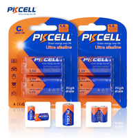Pile alcaline sèche LR14/C ultra haute capacité 1,5 V, format C, avec gaine en aluminium, pour l'électronique grand public et les jouets