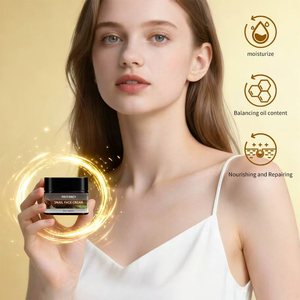 Atacado Private Label Orgânico Coreano Cuidados Com A Pele Caracol Creme Tudo em Um Encolher Poros Hidratante Anti-envelhecimento Beleza Creme - Product Image 4