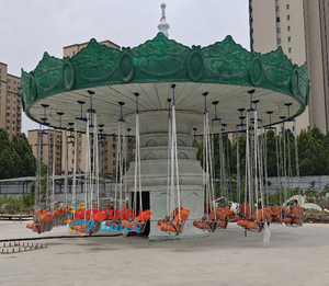 Manège à chaises volantes de luxe en FRP pour parc d'attractions, 36 places, directement de l'usine - Product Image 6