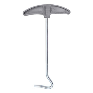 Tent Peg <b>Puller</b> 17X9Cm Gray Iron Camping Tool For Outdoor Use - Product Image 1
