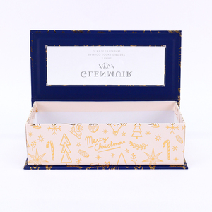 Tùy chỉnh unfoldable cuốn sáu-shape hộp các tông với cửa sổ PVC cho lông mi giả bao bì Quà Tặng hộp giấy - Product Image 2