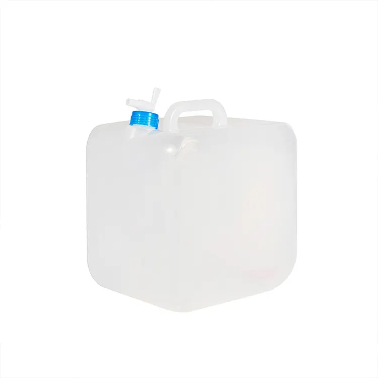 Water storage bag outdoor folding large capacity 20L portable transparent bucket travel camping climbing