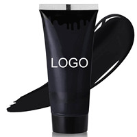 Tube de 2,37 oz de peinture corporelle et faciale à base d'eau, bleu royal, pour maquillage de cosplay, avatar, Halloween SFX, impression de logo