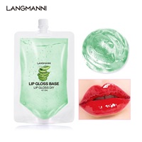Base de brillant à lèvres DIY 50 ml, huile végétalienne certifiée Halal, enrichie en minéraux, liquide transparent, rouge à lèvres mat longue tenue, maquillage waterproof