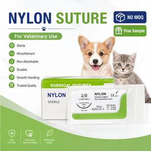 <span class=keywords><strong>Sutura</strong></span> <span class=keywords><strong>de</strong></span> Nailon Médico <span class=keywords><strong>de</strong></span> Alta Calidad, Hilo Negro No Absorbible para Cirugía General y Cierre <span class=keywords><strong>de</strong></span> Heridas - Product Image 1