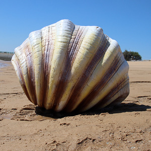 Statua di Polpo in Resina e Fibra di Vetro, Grande, Colorata, Artistica, Decorazione da Spiaggia, Oggetto da Collezione, Vendita all'Ingrosso - Product Image 4