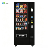Distributeur automatique compact de grande capacité pour boissons et en-cas