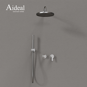 Système de <span class=keywords><strong>douche</strong></span> mural dissimulé Aideal Sanitary Modern Concealed Gold, 2 fonctions, <span class=keywords><strong>douche</strong></span> pluie combinée - Product Image 3