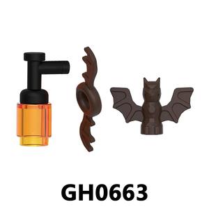 Offre Spéciale : Ensemble de Blocs de Construction en Plastique ABS DIY pour Enfants 14 ans et plus – Thèmes Horreur Halloween : Sorcière, Loup-garou, Citrouille, Zombie, Dessins Animés - Product Image 4