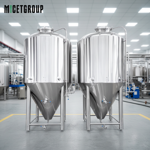 Cuve de Fermentation Commerciale 20 BBL pour Brasserie avec Port de Chargement de Hops Secs, Échelle, Vanne d'Échantillonnage et Détection de Température - À Vendre - Product Image 1