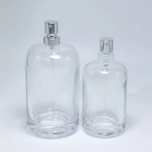 Flacon de parfum en verre transparent rechargeable de luxe personnalisé avec logo, 30 ml, 50 ml, 100 ml, flacons de parfum ronds chinois avec emballage en boîte - Product Image 2