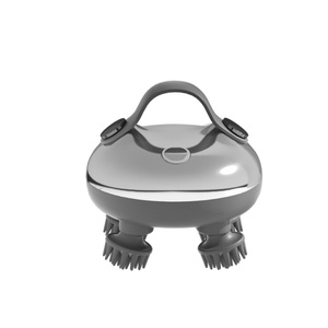 IPX-7 Electric <b>Head</b> <b>Massager</b> Waterproof Silicone Scalp Relieve Stress Kneading Massage Battery Powered Household Use - Product Image 1