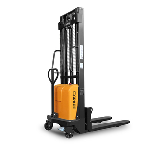 <span class=keywords><strong>Mini</strong></span> transpalette élévateur électrique 1,5T/1500Kg, élévateur à batterie, transpalette semi-électrique à propulsion manuelle, chariot élévateur - Product Image 1