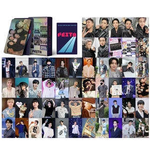 Mercancía del Grupo <span class=keywords><strong>Idol</strong></span> de Kpop, 55 Piezas/caja, Revista Bangtan Boys V, Fotocarta de JIMIN de Octubre, Tarjeta Lomo, Tarjeta Fotográfica - Product Image 5
