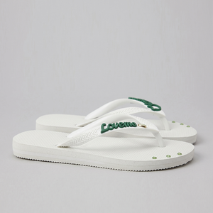 Tongs blanches personnalisées pour <span class=keywords><strong>femme</strong></span> avec logo, lettres 3D et breloques – Sandales <span class=keywords><strong>de</strong></span> plage d'été chic et personnalisables DIY - Product Image 2