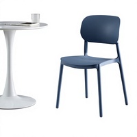 Chaises à dossier en plastique Modèle SL013 – Divers coloris, design moderne et minimaliste pour salles de réunion, formations des employés et consultances