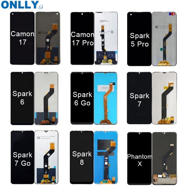 Ercan for Infinix Spark 7 8 9 10 20 Go Hot 30I 40I Lcd Display Touch Screen Replacement for Tecno Phone Parts