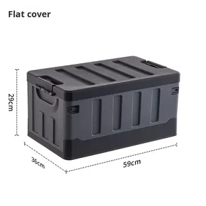 Lớn nhựa có thể gập lại xe thân tổ chức tiêm PP Chất liệu hộp lưu trữ cho quần áo nhà đồ chơi cắm trại ngoài trời - Product Image 6