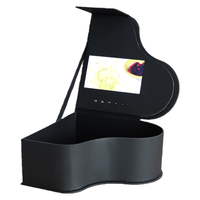 Caja de Regalo de Papel Plegable con Pantalla LCD y Video, Personalizada de Fábrica para Promociones