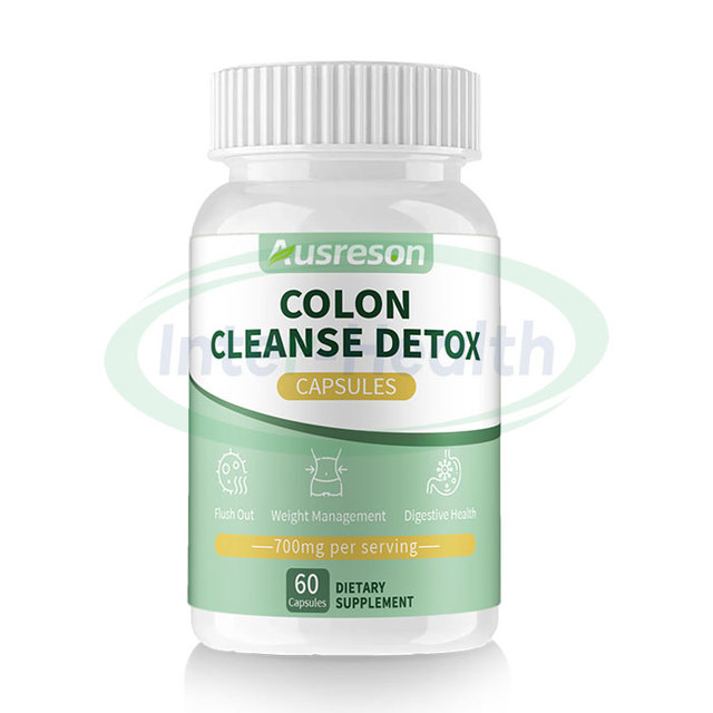 Ausreson Private Label Colon Cleanse Capsules Supplements Probiotic Detox Pills Slimming Colon Cleanse Detox Capsules