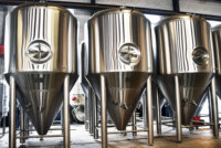 1500L Stainless Steel 304 Beer Fermenter Fermentation Conical Cooling Tank
