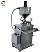 Machine de remplissage semi-automatique de mélange de confiture de chocolat de cire de déodorant de ketchup équipement cosmétique de crème liquide