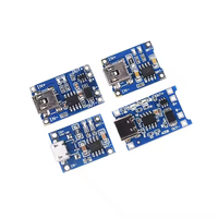Placa de carga de batería de litio TP4056 18650, 3,6 V/3,7 V/4,2 V 1A con módulo de alimentación de protección contra sobrecarga/sobredescarga