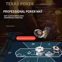 Tapis de table de jeu en caoutchouc personnalisé avancé pour tapis de poker pour amorti de table de qualité supérieure