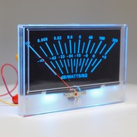 VU Meter Penunjuk P-134, dengan Lampu Latar Praktis Indikator Level Kepala Spektrum Audio Presisi Tinggi Power Meter Digital