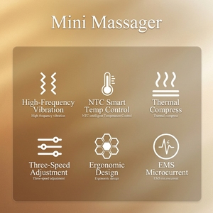 Appareil de massage polyvalent pour la récupération sportive et la thérapie à domicile : grattoir musculaire, micro-courant, chauffage ABS, vibrations haute fréquence - Product Image 2
