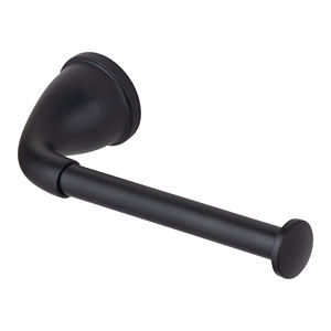 Porte-serviettes mural moderne en fer noir pour hôtel, personnalisable pour le commerce extérieur, avec crochets à barre simple ou double, finition nickel - Product Image 3