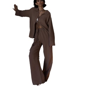 Conjuntos personalizados para mujer, <span class=keywords><strong>chaleco</strong></span> vaquero de lujo y falda larga, conjunto de mujer, traje de alta calidad para mujer, azul, dos piezas, 2 piezas/ - Product Image 6
