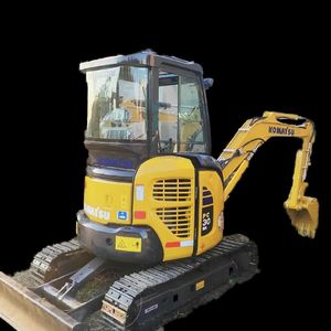 Miniexcavadora Komatsu PC30 PC30MR de 3 Toneladas Usada en Japón, con Caja de Cambios Hidráulica, Bomba de Engranajes, Componentes Principales HAWE MOOG y Martillo Rompedor en Venta - Product Image 1