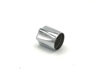 Poignée de robinet étoile de rechange en alliage de zinc chromé, bouton fileté pour robinet de lavabo de salle de bain, poignée de valve