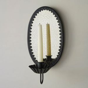 Vintage Oval <strong>Candle</strong> Holder Metal Wall Sconce Decorative <strong>Candle</strong> for <strong>Gothic</strong> Home Decor Hotel Interior Design Wholesale Custom - Product Image 5