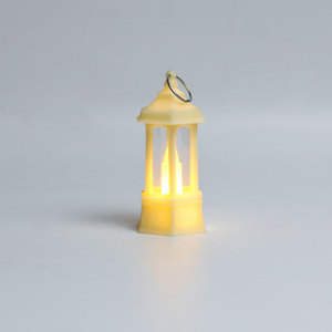 Portable LED Rétro Petite Lanterne Festival De Noël Veilleuse Électrique En Plastique Huile Bougie <span class=keywords><strong>Lampe</strong></span> <span class=keywords><strong>Tempête</strong></span> Ornements Ramadan Diwali - Product Image 6