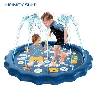 Infinity Sun Fun Backyard Sprinkler toy water splash pad Inflatable Water Toy Wading Swimming Pool for kids