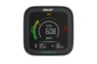 Moniteur de qualité de l'air intérieur Baldr, détecteur de CO2, capteur de surveillance du CO2 avec humidité et température