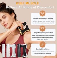 Outil de massage musculaire électrique, couteaux fasciaux chauffants et vibrants, masseur portatif pour tissus profonds, pour la relaxation corporelle, masseur GuaSha