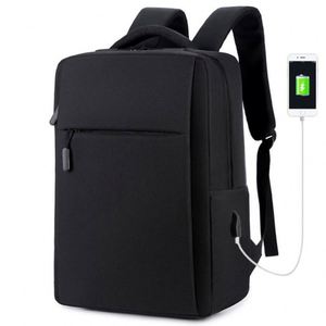 Large Capacity Waterproof Multifunction Nylon USB <b>Charger</b> Anti-Theft Smart <b>Laptop</b> Backpack USB Charging Port Letter Zipper - Product Image 1