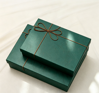 Boîte cadeau en papier de luxe avec fermeture magnétique, matériaux recyclés, doublure en éponge noire, logo personnalisé, boîte rigide pour cadeaux, bijoux, cosmétiques