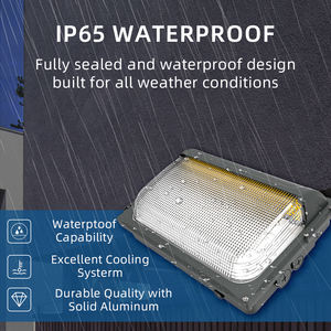 קל להתקין עמיד למים 30w 40w 60w 80w 100w 120w הוביל חבילת קיר הוביל 120 אור-277v הוביל עם פיזור חום טוב - Product Image 4