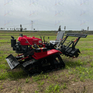 Forte forza motrice agricola cingolata trattore rotativo trattore cingolato coltivatore - Product Image 6