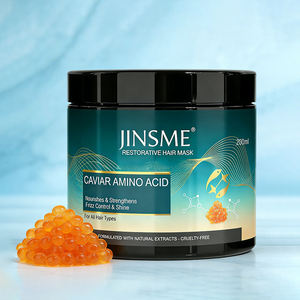 Masque capillaire réparateur OEM ODM 200ml avec extrait de caviar et complexe d'acides aminés pour hydrater et protéger la couleur des cheveux normaux - Product Image 1