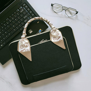 Logotipo personalizado 11-12 pulgadas Laptop Bag Poliéster Fieltro Tela Laptop Case con personalización única - Product Image 2