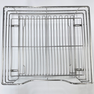 Modern 2-Tier Chrome Plated Stainless Steel <b>Wire</b> Eco-Friendly Waterproof Drawer Basket <b>Soft</b> Close Slide for Kitchen In-Cabinets - Product Image 4
